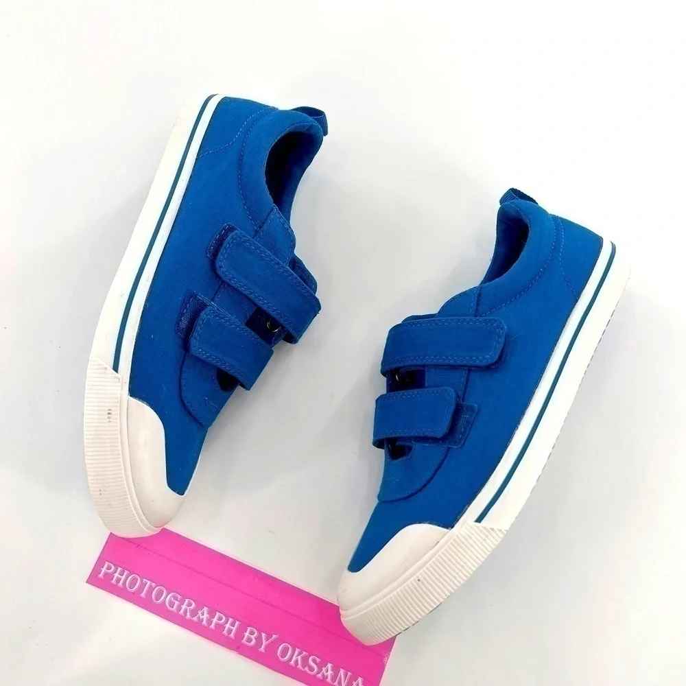 TOMS DOHENY Blue/White Canvas size 5 Y